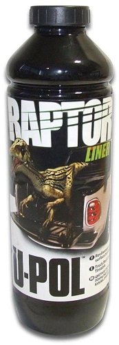 U-POL Raptor Safety Orange Urethane Spray-On Truck Bed Liner & Texture Coating, 2 Liters