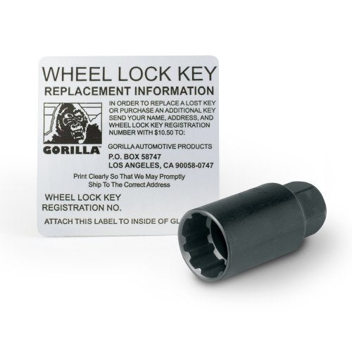 Gorilla Automotive 47141N 14mm x 1.25 Thread Size Cone Seat Lug Bolt Wheel Lock, (Set of 4) - size: 14 Millimeter x 1.25
