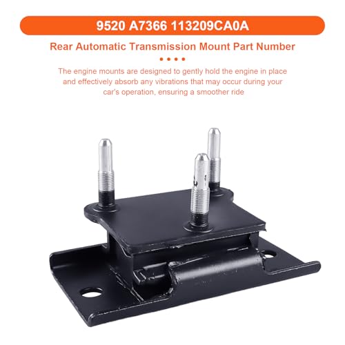 Engine Motor Mount Compatible with Nissan Pathfinder 2005-2012 V6 4.0L,Nissan Xterra 2002-2015 V6 4.0L,Suzuki Equator 2009-2012 V6 4.0L,Replacement for A4344 A4344 A7366 - size: Pathfinder 05-12