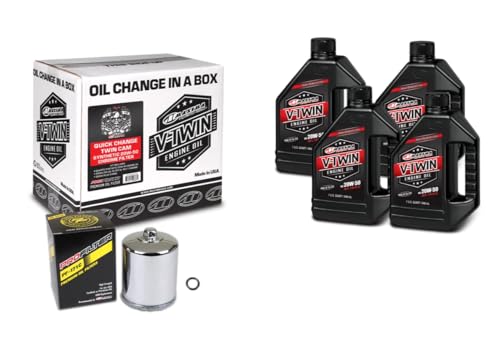 V-Twin Quick Change Kit Synthetic w/Chrome Filter, Twin Cam