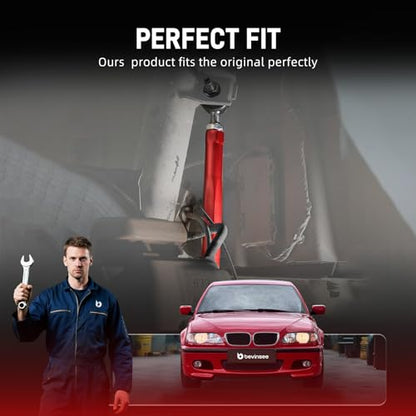 Bevinsee Adjustable Front Sway Bar End Link Kit Compatible with E46 Z4 E85 - color: Red