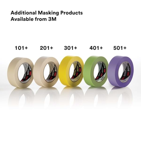 3M 501+ High Temperature Masking Tape, Purple, 1.89 in x 2.15 in