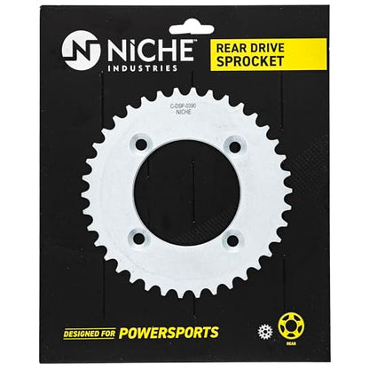 NICHE Drive Sprocket Chain Combo for Honda CRF110F Front 14 Rear 38 Tooth 420 O-Ring 86 Links - size: O-Ring Chain