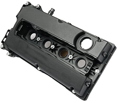 Engine Valve Cover with Gaskets Bolts Oil Filler Cap Compatible with 2011-2020 Chevy Cruze Sonic Trax Aveo, 2008-2009 Saturn Astra, 2009-2010 Pontiac G3 1.6L 1.8L Replace# 55558673 55564395 264-920 - color: Plastic