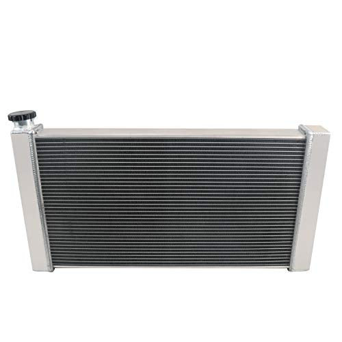 4 Row Aluminum Radiator Compatible with 1982-1994 Chevy S10 /GMC S15 Jimmy SBC350 Swap V8 1983 1984 1985 1986 1987 1988 1989 1990 1991 1992 1993 Radiators