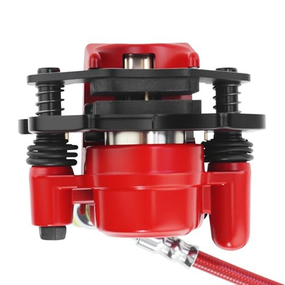 PRO BAT 110cc Hydraulic Brake Kit Brake Master Cylinder Caliper - color: red