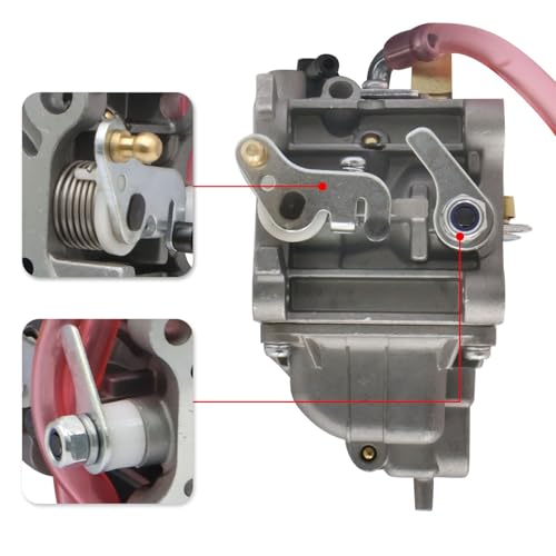 Priprilod Carburetor Rebuild Repair Kit 15004-1048 Compatible with Kawasaki FD620D Engine - Fits Mule 3000 3010 3020 | Includes Gaskets, Diaphragms, Jets & Hardware for FD620D-V FD620D-RS Series