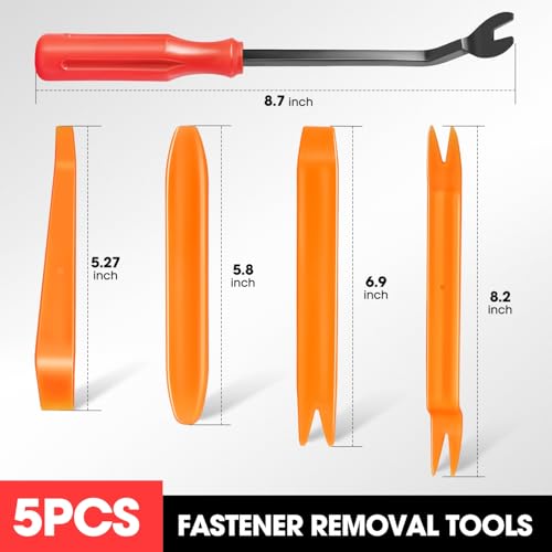 DNA Motoring 680pcs Car Push Retainer Clips, Plastic Bumper Clip Fender Clip, Door Trim Panel Clips, Bumper Fender Rivets Fasteners Push Retainer Kit for Ford, GM, Chrysler, Toyota, TOOLS-00731 - style: 680pcs