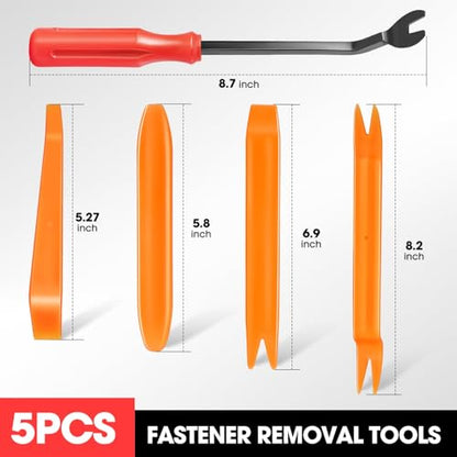 DNA Motoring 680pcs Car Push Retainer Clips, Plastic Bumper Clip Fender Clip, Door Trim Panel Clips, Bumper Fender Rivets Fasteners Push Retainer Kit for Ford, GM, Chrysler, Toyota, TOOLS-00731 - style: 680pcs