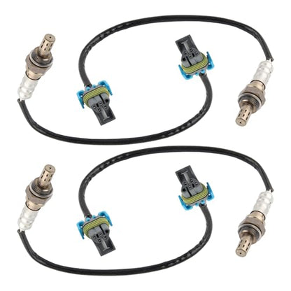 4Pcs Oxygen Sensor Compatible with 2008-2016 Chevy Express 1500 2500 3500,GMC Savana 1500 2500 3500,Replace 250-241128 250-24491