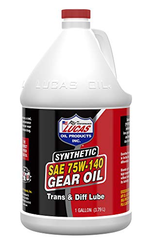 Lucas Oil 10122 75 W-140 Synthetic Motor Lube, Case of 4 - size: 1 Gallon (128 Ounces), style: 1 Gallon