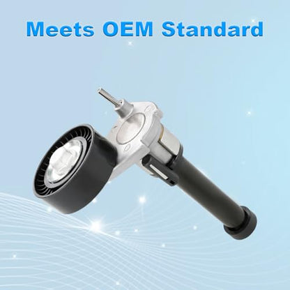 Belt Tensioner Assembly with Pulley Compatible with Audi A3 Q3 TT - size: 06J903133A