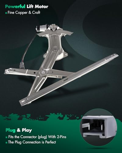 SCITOO Power Window Regulator With Motor For Ford For Mustang - style: 741-126 and 741-127