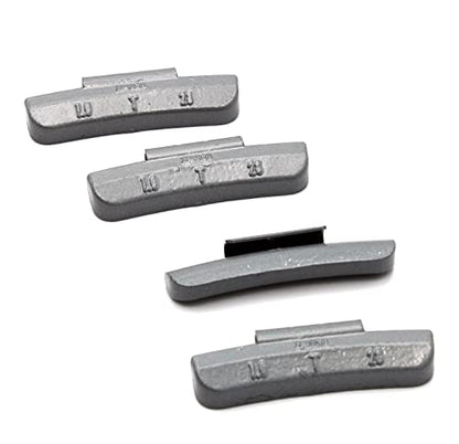 T Series Hammer on ZINC Wheel Weights Coated (1.0oz) Box of 100pcs - size: 1.0oz