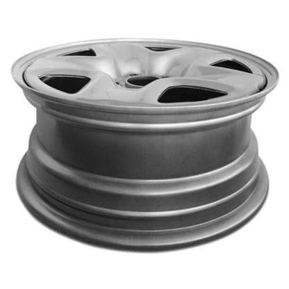 17x7 in Steel Wheel Rim 5 Lug 114.3mm 50mm Offset 67mm CB| Powder-Coated Silver finish Fits 2008-2021 Kia Forte | New OEM Replacement | 9965B97070 - size: 17x7 inch - Steel