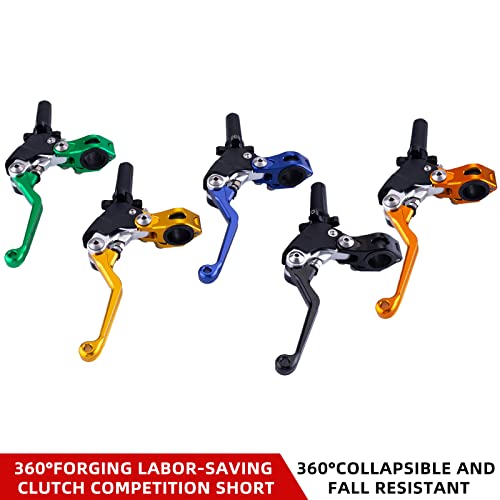 Universal Motorcycle Clutch Brake Handle - color: Orange