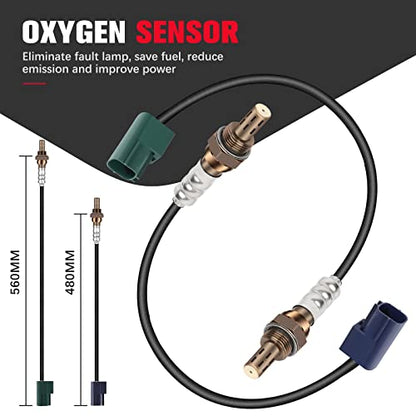 O2 Sensor Downstream Oxygen Sensor 2PCS for Nissan Quest 2004-2009