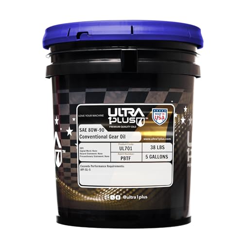 SAE 80W-90 Gear Oil API GL-5 5 Gallon Pail - size: 5 Gallon Pail