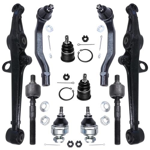 Detroit Axle - Front 10pc End Suspension Kit for 1990-1993 Honda Accord, 2 - size: 10-2821/10PC
