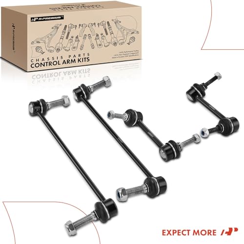 A-Premium Front & Rear Sway Bar Link Stabilizer Bar End Link Kit