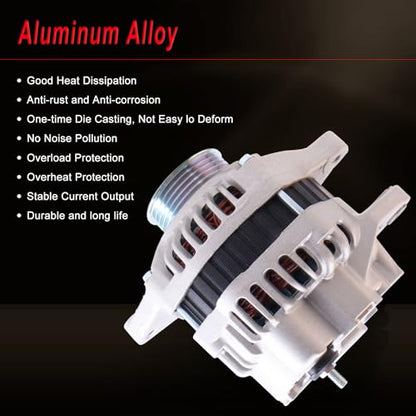 Alternator compatible with 2007-2008 Fit Base, Sport 1.5L - size: 2007-2008 Fit