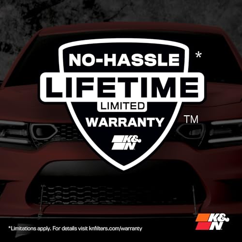 K&N High-Flow Original Lifetime Engine Air Filter: Increase Power: Premium, Washable: Compatible with 2022-2026 Acura/Honda: MDX, Passport, Pilot, 33-5117