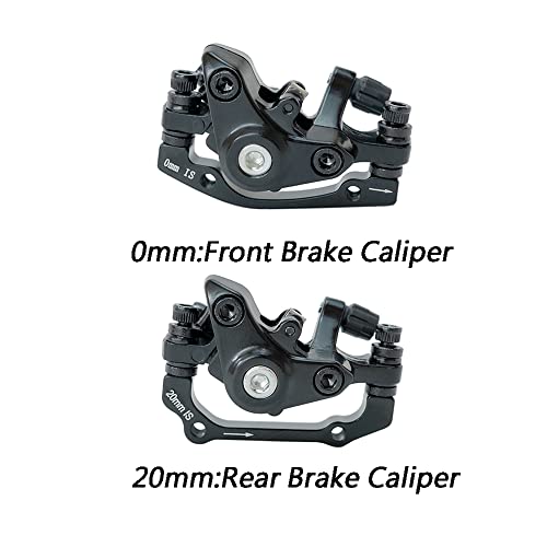 LOOEEL 1 Pair Bike Mechanical Disc Brake,Universal Front and Rear Mechanical Disc Brake Calipers for Mountain Bikes,Folding Bikes,Road Bikes