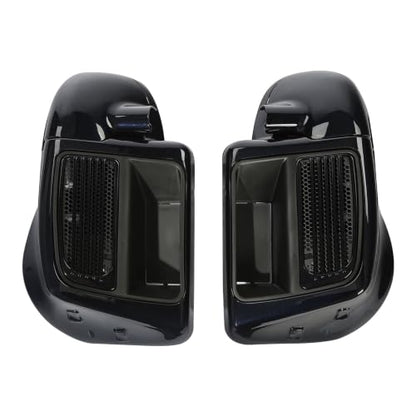 HR3 Midnight Blue Water-Cooled Vented Fairing Lowers Kit Compatible with 2019 Street Glide FLHX 2020 Road Glide Limited FLTRK (Replace for OEM) - color: Midnight Blue