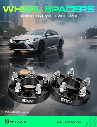 YHTAUTO 5x4.5 Hub Centric Wheel Spacers 1 Inch for Ford, Lincoln - size: 1 Inch Thickness, style: 4 PCS