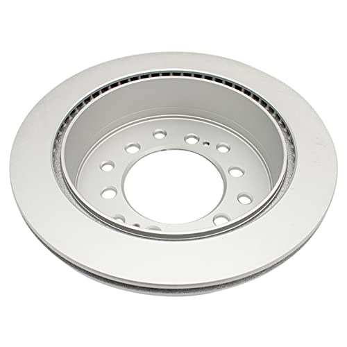 TRQ Front and Rear Brake Rotor Set G Coated Vented - style: BKA14763