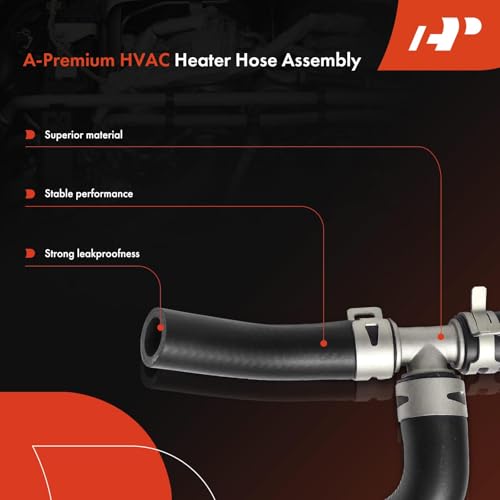 A-Premium Set of 2 Inlet and Outlet HVAC Heater Hose Pipe Line Assembly