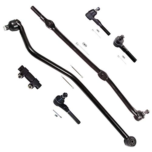 SCITOO Front Tie Rod Ends Kit for Jeep 1991-2001 6pcs - color: Tie Rod+Boot, size: For Jeep Cherokee Comanche