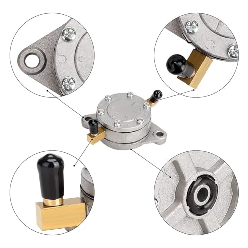 10L0L Fuel Pump for EZGO Marathon 2-Cycle Gas Golf Cart 1982-1988 & EZGO 1989-1990.5, Replacement for OEM 24233G1, Fuel Pump for 2-Cycle Engines