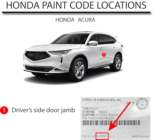 Automotive Paint for Honda NH737M, Polished Metal Metallic, Gallon - color: Grey, style: Gallon