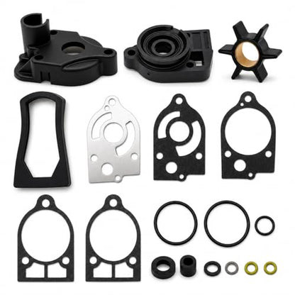 FASWORX 46-77177A3 Complete Water Pump Impeller Repair Kit Replacement for Mercury Mariner Force Outboard 30-70 HP 2-Stroke, Includes Upper Housing & Lower Base - Replaces Sierra 18-3324, 77177A3