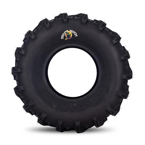 Deestone 28x12.00-12 D932 Swamp Witch Tire – 61F 28x12x12 – 6 Ply T/L – ATV Off-Road Traction Tire/Keychain Package - size: 28x12.00-12