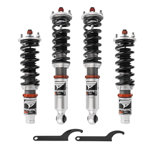 FAPO PF Coilovers for Honda CR-V 1996-2001 RD1 RD2 RD3, 32 Level Damping Mono-Tube Adjustable Height Lowering Suspension Strut Kits - size: 1996-2001