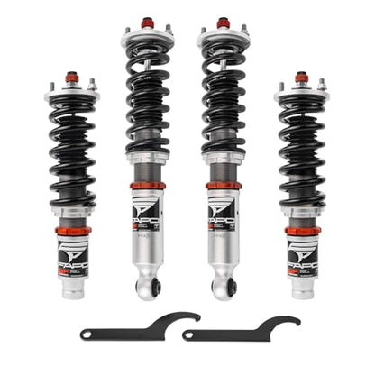 FAPO PF Coilovers for Honda CR-V 1996-2001 RD1 RD2 RD3, 32 Level Damping Mono-Tube Adjustable Height Lowering Suspension Strut Kits - size: 1996-2001