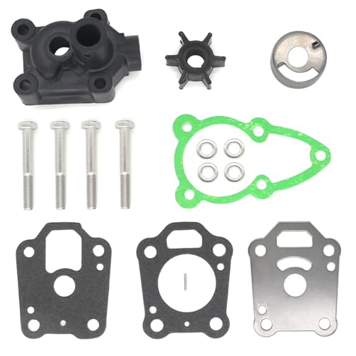 8M0155395 Outboard Water Pump Impeller Kit for Mercury Mariner 4 5 6 HP - size: Mecury 4-6 HP