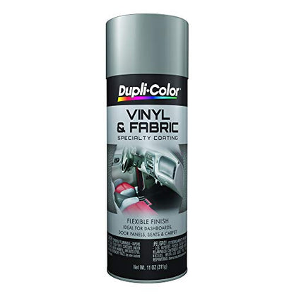 Dupli-Color (HVP109-6 PK Medium Gray Vinyl and Fabric Coating - 11 oz. Aerosol, (Case of 6) - color: Medium Gray, size: 11 Ounce (Pack of 6)
