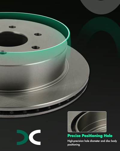 SCITOO Rear Brake Kits Disc Brake Rotor Brakes Pads:31410;D1100 - size: Rear 31410-Disc + D1100 [2+4PCS]