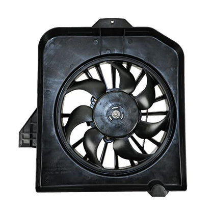 TRQ Radiator & AC Condenser Cooling Fan Left Right Pair - style: RFA80444
