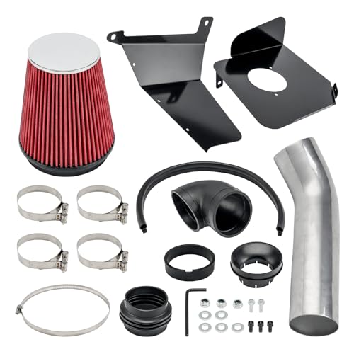 KAX 3.5" Cold Air Intake Kit for 1999-2006 Chevrolet Silverado 1500 - color: Red, size: 2002-2006 Chevrolet Avalanche 1500 GAS