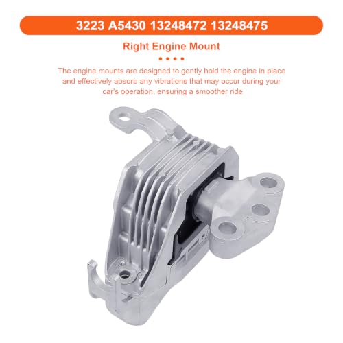 Engine Motor Mount Compatible with Buick Cascada 16-19 L4 1.6L,Chevrolet Cruze 11-16 L4 1.4L/ 10-16 L4 1.8L/ Cruze Limited 16 L4 1.4L/1.8L,Replacement for A5430 A5479 A5508 A5502 - size: 16-19 Buick Cascada L4 1.6L