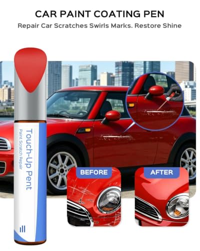 C1B Solaris Orang Touch Up Paint Compatible with BMW Mini Cooper - color: Solaris Orang