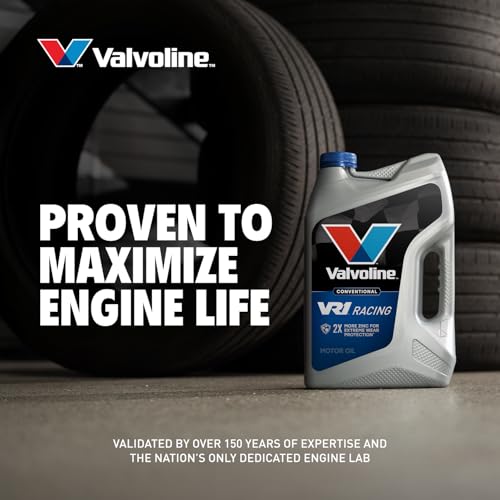 Valvoline VR1 Racing SAE 60 Motor Oil 1 QT, Case of 6 - size: 1 QT, Case of 6, style: VR1