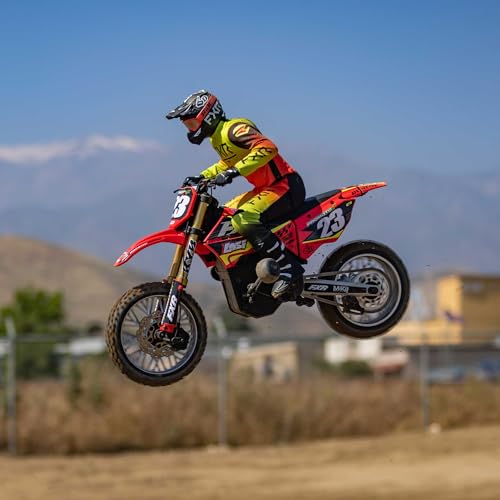 Losi RC Motorcycle Promoto-MX 1/4 Motorcycle Ready-to-Run Battery and Charger Not Included FXR LOS06000T1 Red - color: Red