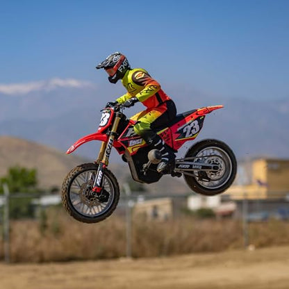 Losi RC Motorcycle Promoto-MX 1/4 Motorcycle Ready-to-Run Battery and Charger Not Included FXR LOS06000T1 Red - color: Red