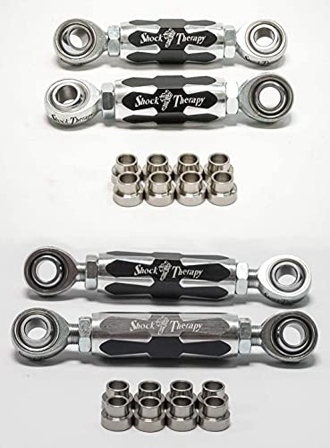 Shock Therapy Front & Rear Sway Bar Link Kit for Polaris RZR Turbo S & XP S