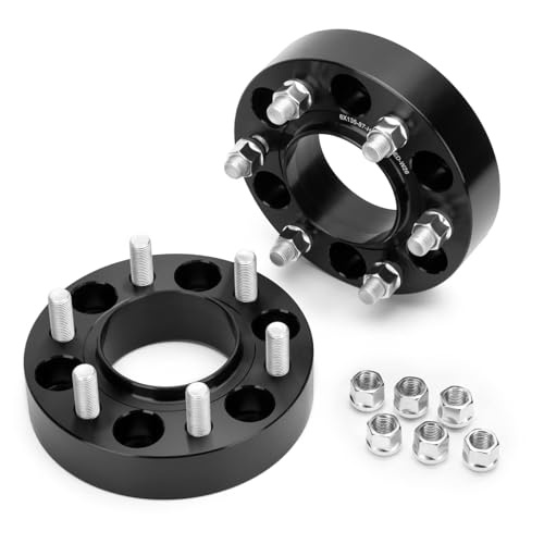 KSP 6x5.5 Wheel Spacers for Ram 1500 2019-2026, 1.5inch 6x139.7 Hubcentric Tire Spacer with 77.8mm Hub Bore M14x1.5 Lug Studs Fit Jeep Grand Wagoneer 2021-2026, 4pcs Forged Spacer for 6-Lug Truck - size: 1.5inch-6 lug-M14x1.5